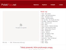 Tablet Screenshot of polskirap.net